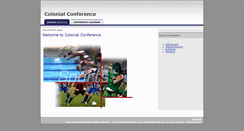 Desktop Screenshot of colonialconference.org