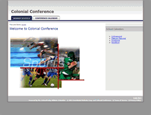 Tablet Screenshot of colonialconference.org
